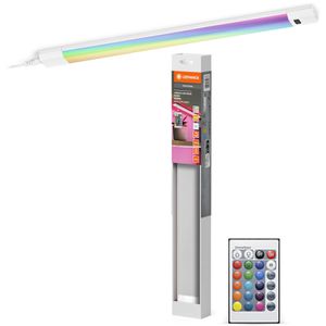 LEDVANCE LED-Unterbauleuchte Linear Edge Sensor, RGBW, mit 230 V Netzstrom & Bewegungsmelder, Länge: 50 cm
