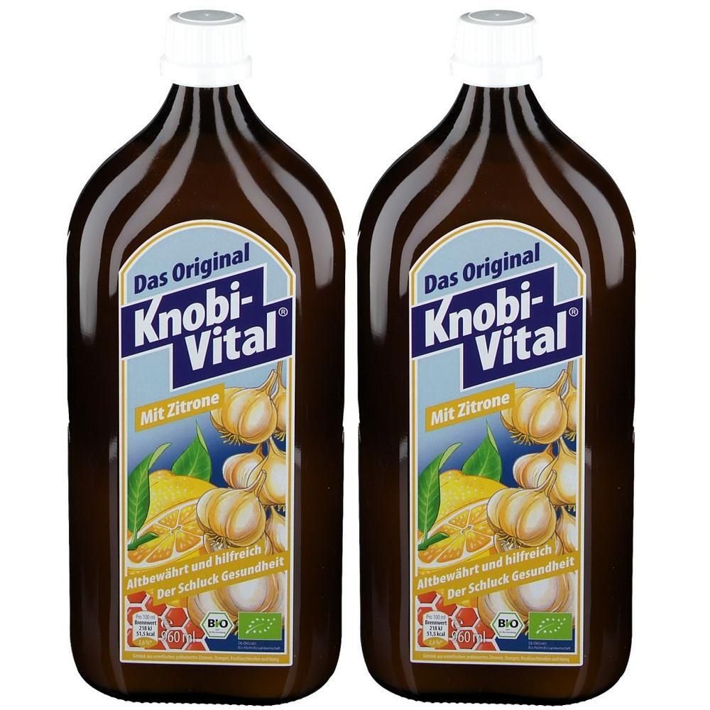 Knobivital mit Zitrone Bio 2x 2x960 ml Flaschen