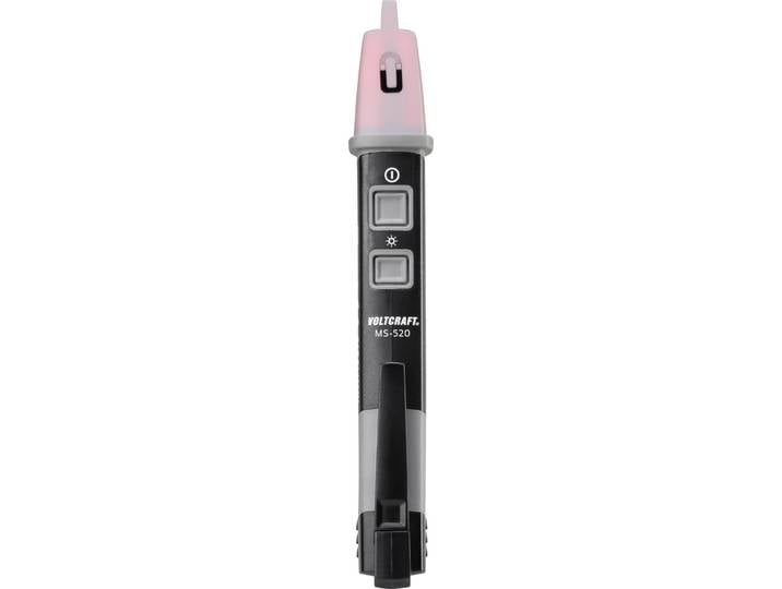 VOLTCRAFT MS-520 Berührungsloser Spannungsprüfer CAT IV 1000 V LED\, Akustik (1601758)
