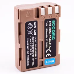 Acconic Photon Series TC-EN-EL3e Ersatz Akku mit USB-C für Nikon D700 D300 D200