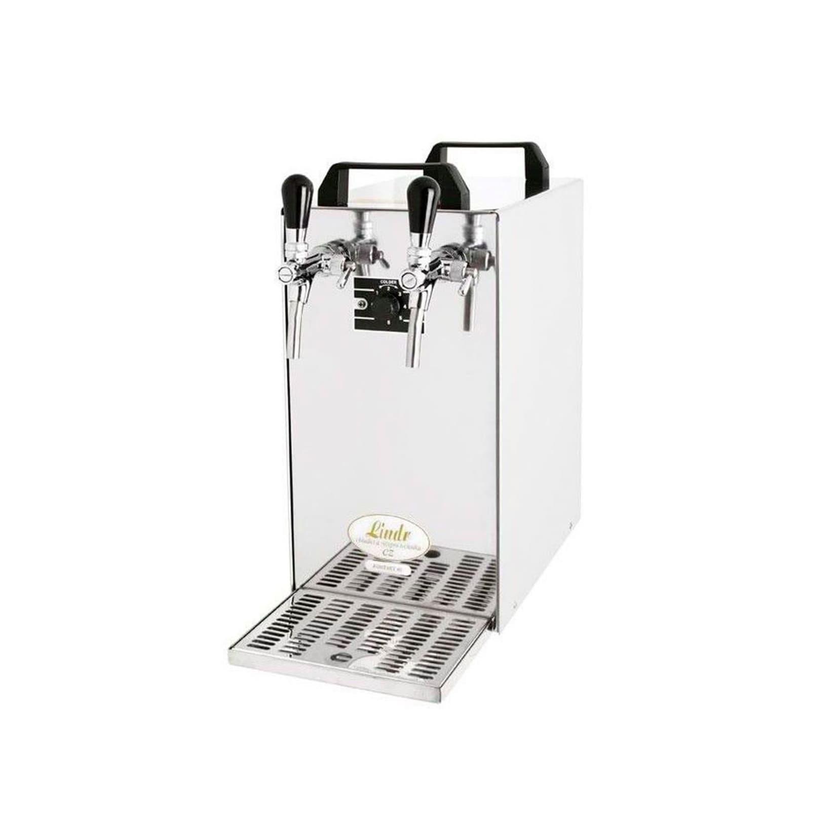 Zapfanlage - Kontakt 40 Bierzapfanlage 2-leitig Trockenkühler, Durchlaufkühler 50 Liter/h, Green Line
