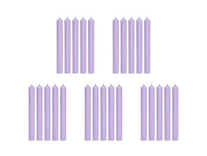 Bougies longues RAINBOW - Lot de 25 18cm Lavande