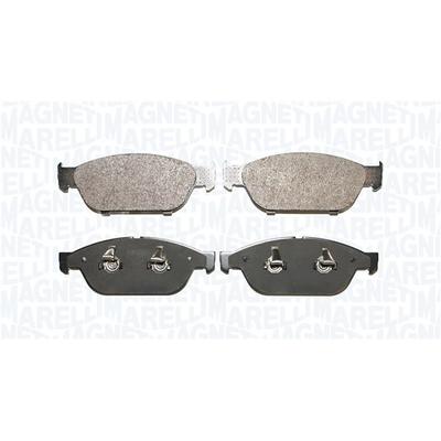 MAGNETI MARELLI Bremsbelagsatz, Scheibenbremse 363916061274 für Audi
