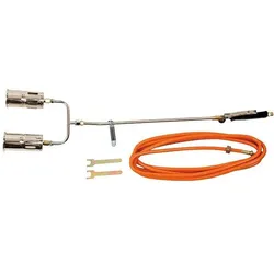 Topex, Lötgerät, 110KW Profi Doppel Gasbrenner, Brenner, Dachbrenner, Unkrautvernichter (Lötlampe)