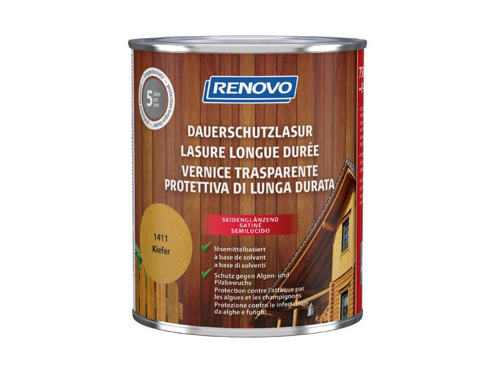 Renovo Dauerschutzlasur Kiefer 0.75 l Seidenglanz