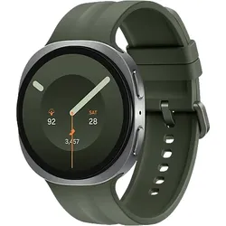 SAMSUNG Galaxy Watch9 44, LTE Smartwatches Aluminium Nitrilkautschuk, 145-205 mm, Silver