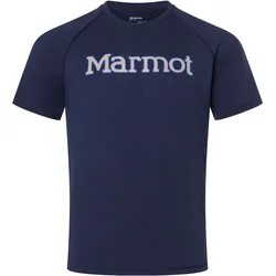 Marmot, Herren, Funktionsshirt, Windridge Graphic (S), Blau, S