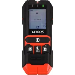 Yato Ortungsgerät für Stromleitungen, Metall, Baumaterialien, Feuchtigkeitsmesser 4in1