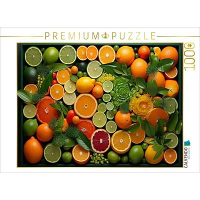 CALVENDO Puzzle Zitrusfrüchte - Vegane Ernährung | 1000 Teile Lege-Größe 64x48cm Foto-Puzzle für glückliche Stunden