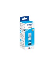 Epson Ink/108 EcoTank Cyan ink bottle (C13T09C24A)
