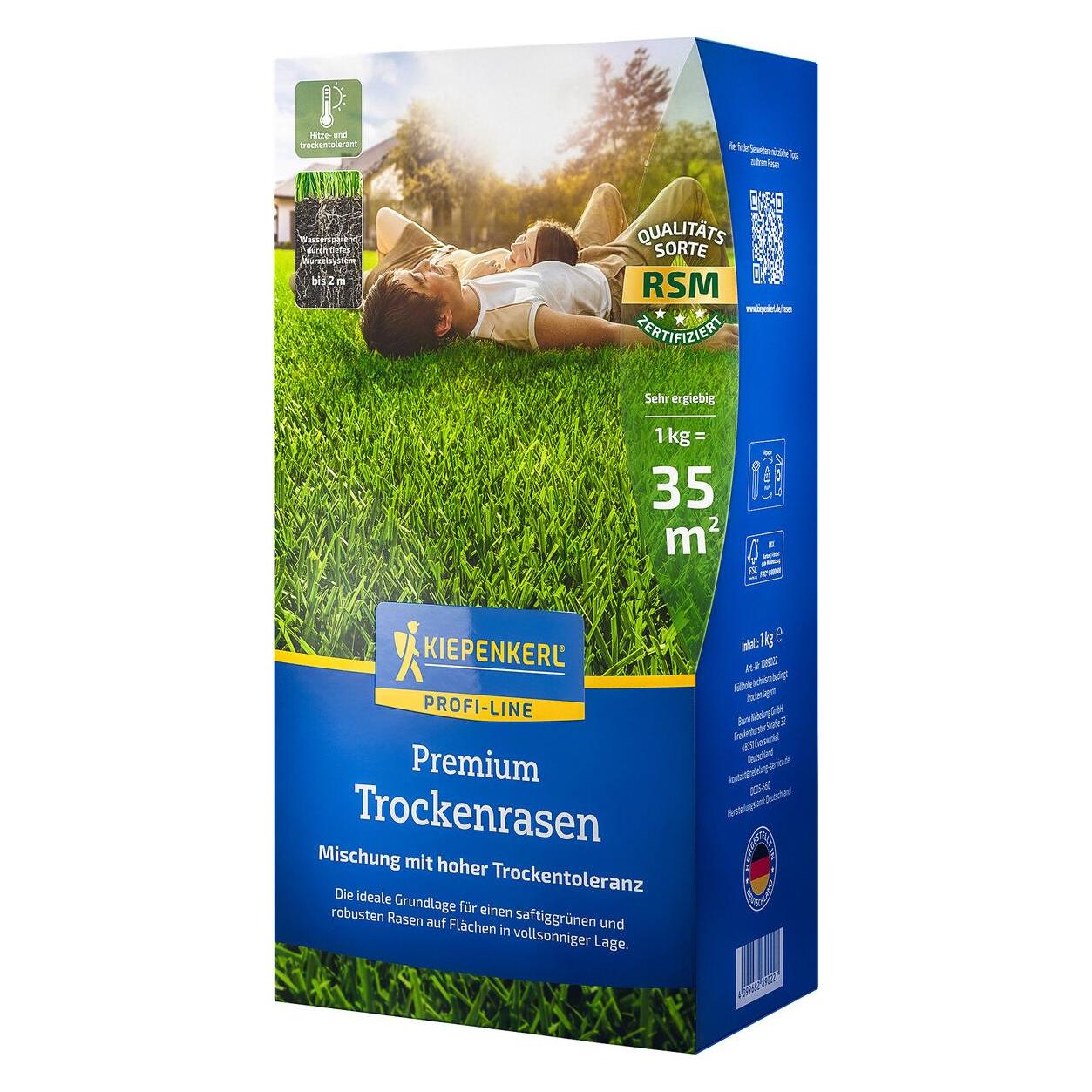 Kiepenkerl Profi-Line Premium Trockenrasen, 1 kg (Rasensamen) (01089022-000-00)