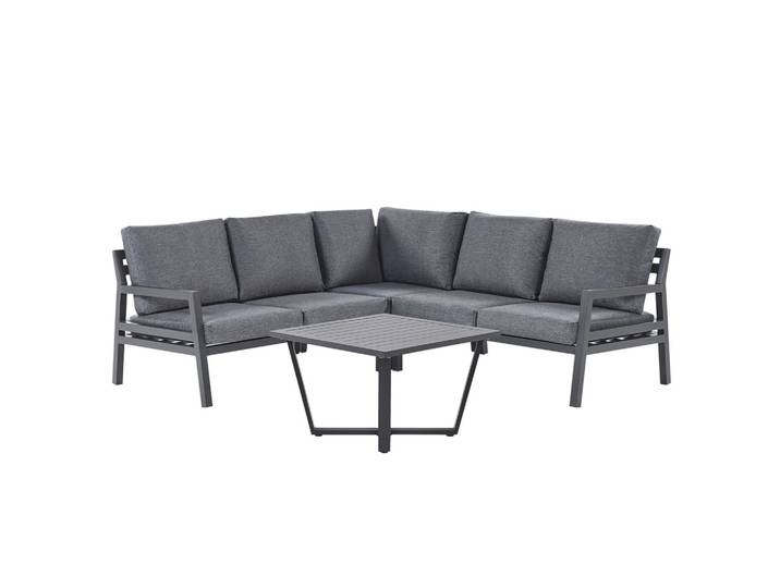 LOUNGE-SET schwarz Vizzini