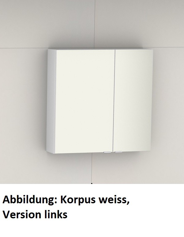 Artiqua Spiegelschrank , Stahlgrau, 070-SET-1-70-R-88 070-SET-1-70-R-88