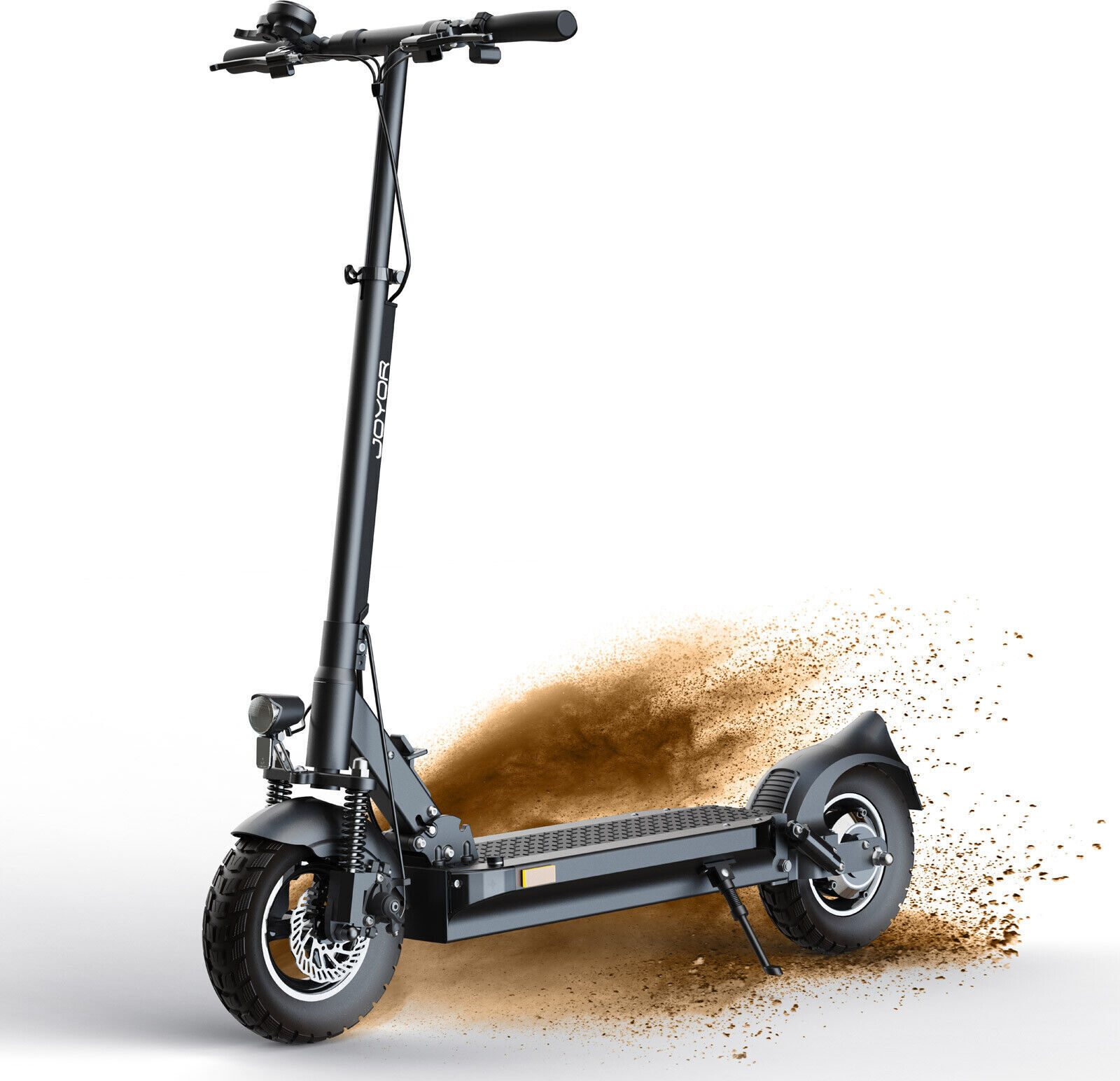 JOYOR E-Scooter 500W 10 Zoll mit Straßenzulassung & Reichweite bis 100 km - 1300Wh 26 Ah Akku 120 kg Zuladung faltbarer offroad Elektroroller