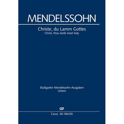 Christe, du Lamm Gottes (Klavierauszug) -