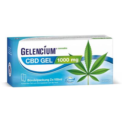 Gelencium Cannabis CBD Gel kühlend 2x100 ml