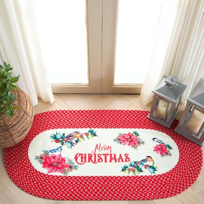SAFAVIEH Handmade Braided Posters Siefke Machine Washable Rug