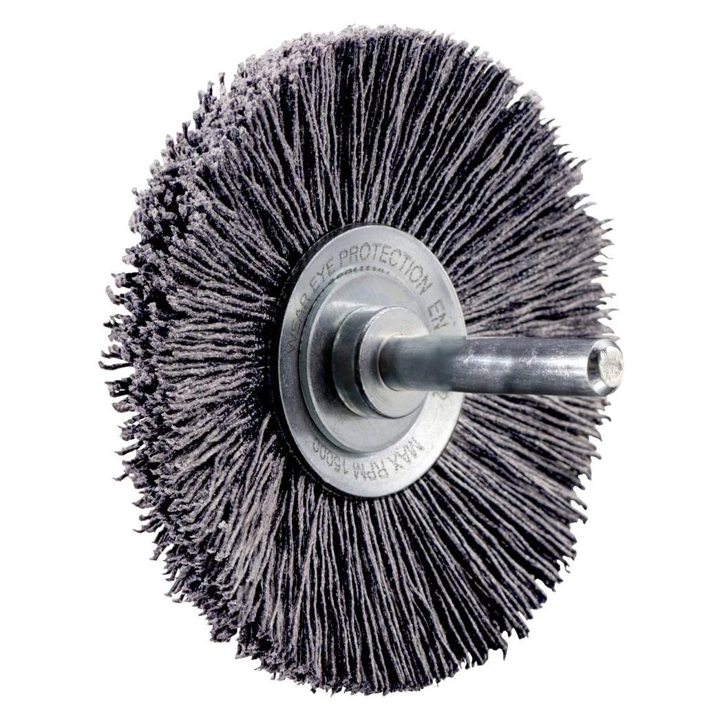 Pferd Kegelbürste ungezopft KBU O 70x10mm Schaft-O 6 mm SiC-Filament-O 0.55 Korn 120 (43220080)