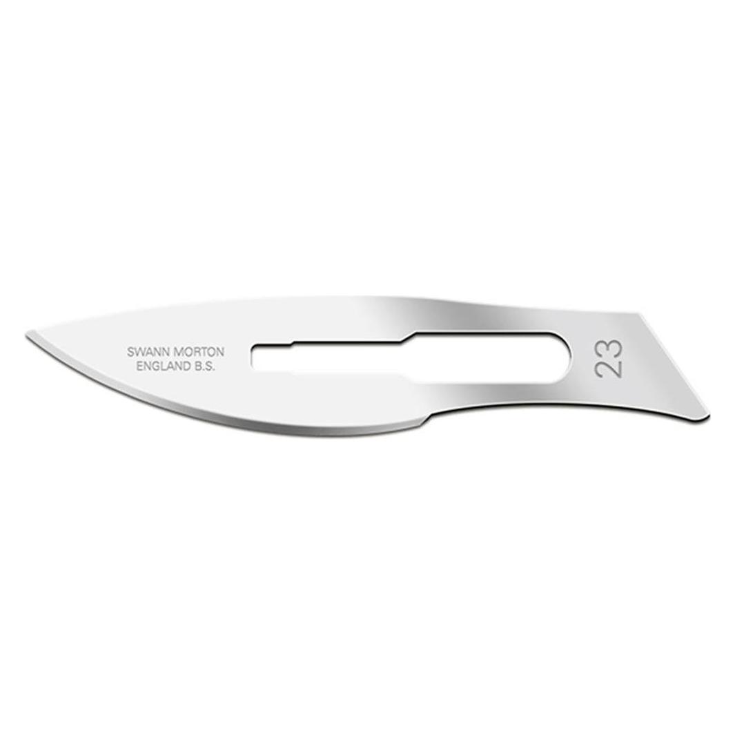 Swann Morton Skalpellklingen Schachtel 100 Stück 20 Pack a 5 Klingen (Ersatzklinge) (423 SM)