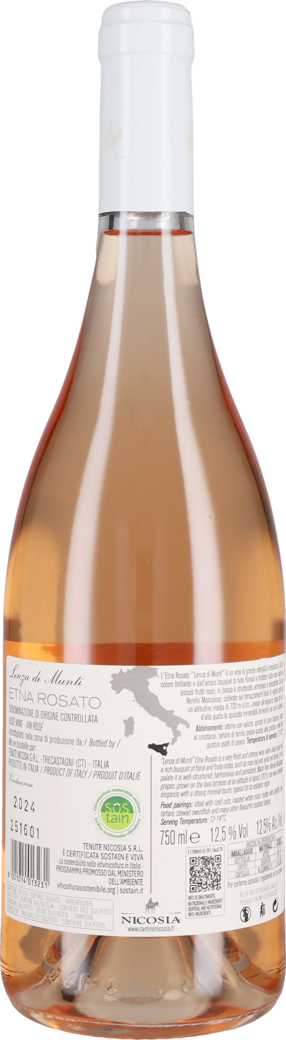 Cantine Nicosia Etna Rosato 'Lenza di Munti 720 slm' Nicosia 2025