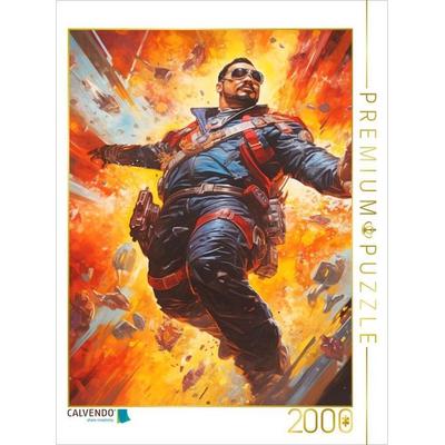 CALVENDO Puzzle Tapferer Weltall-Held | 2000 Teile Lege-Größe 90x67cm Foto-Puzzle für glückliche Stunden, Sonstige von , Calvendo Puzzle