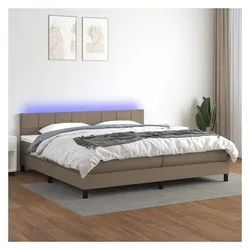 vidaXL, Boxspringbett, Vabeles (Block mit Quadraten) (200 x 200 cm)