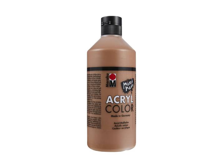 Marabu Acrylfarbe Mittelbraun 500 ml