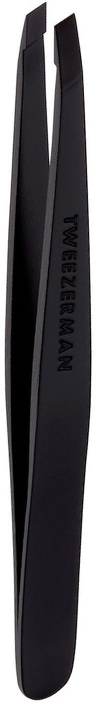 TWEEZERMAN Black Matte Slant Tweezer