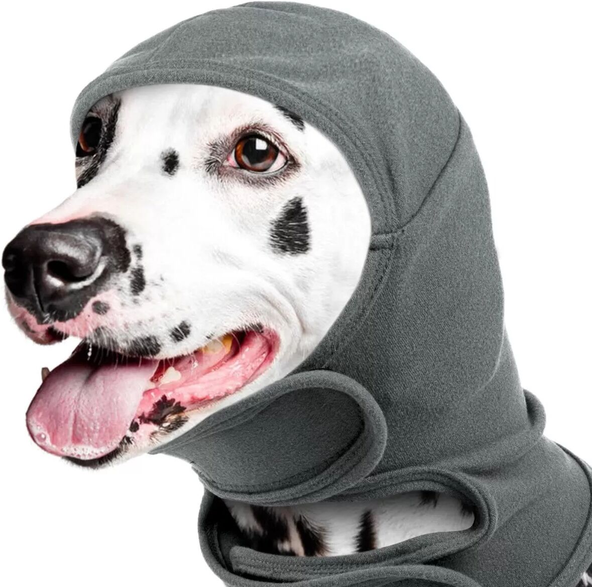 INF Cache-oreilles antibruit pour chien - Coiffe apaisante anti-anxiété Gris L