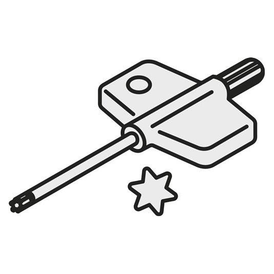 Pramet Torx-Schlssel ISO PT-8003 Bruttogewicht 8g (PT-8003)