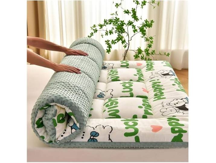 CFDZCP Tatami bodenmatratze Japanische Futonmatratze, 100% Baumwolle, Aufrollbare SchlafunterlageBodenliege for Kinderzimmer, Hautfreundliche, Atmungsaktive(B,120x200cm)