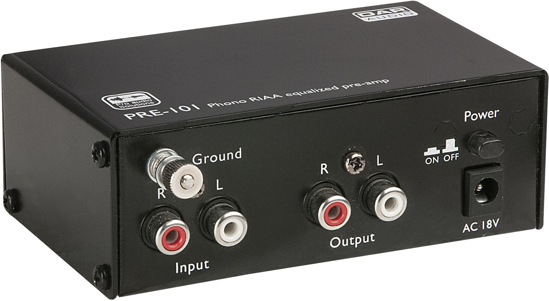 DAP Audio Pre-101 Phono-Vorverstärker Mit Riaa-Entzerrung