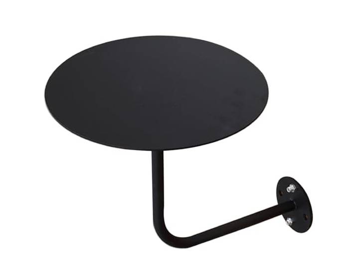 Lonmrrton Eisen-Bartisch zur Wandmontage, Runder Cocktailtisch Kaffee-Esstische für Zuhause Küche Terrasse Café Bistro, platzsparender Kleiner runder Tisch (Size : 50x50x45cm)
