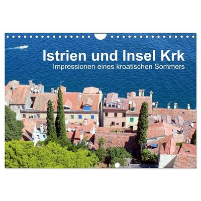 Istrien und Insel Krk - Impressionen eines kroatischen Sommers (Wandkalender 2027 DIN A4 quer), CALVENDO Monatskalender