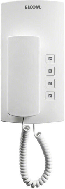 Elcom Téléphone audio domestique i2-Bus, blanc BHT-200 ws (1702000)