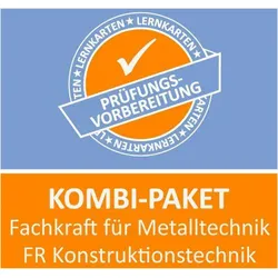 Kombi-Paket Fachkraft für Metalltechnik FR Konstruktionstechnik - Basis + Wiso Lernkarten, Schulbücher von Becker Daniel