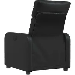 vidaXL Relaxsessel Schwarz Kunstleder