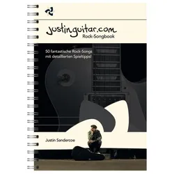 Justinguitar.com - Das Rock-Songbook, Fachbücher von Justin, Sandercoe
