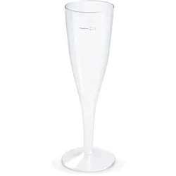 Sektglas einteilig (PS) Ø63mm 0,1L