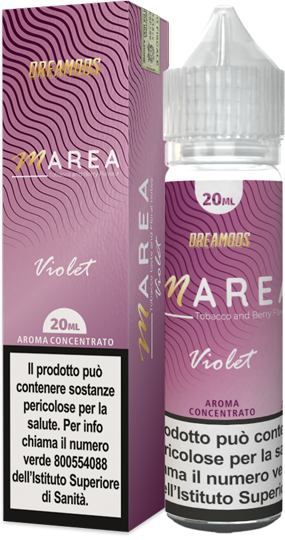 Dreamods Marea Violet Liquido Shot 20ml Tabacco Frutti Di Bosco Menta