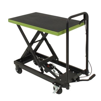 Scherenhubwagen hydraulisch 225 kg Tragkraft Hubbereich 23-72,5 cm 4 Rollen rutschfeste Plattform