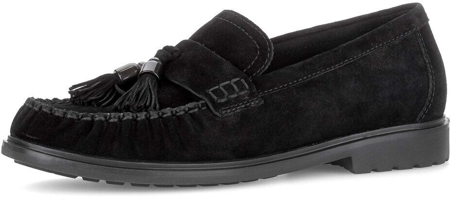 Slipper GABOR "Slipper", Damen, Gr. 39, schwarz, Schuhe Slipper