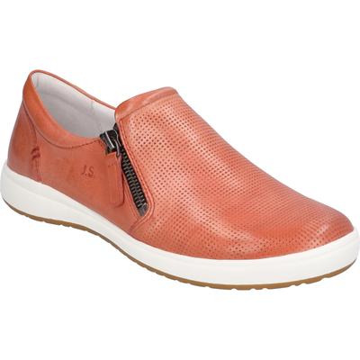 Slipper JOSEF SEIBEL "Caren 22, lachs", Damen, Gr. 45, orange (lachs), Obermaterial: 100% Rindsleder Leather cow., Schuhe Slipper