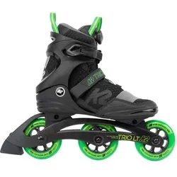 K2 Herren Inlineskates TRIO LT 100 BOA black_green, Größe 44 in Grau Grau