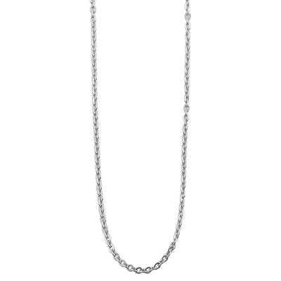 Kette ohne Anhänger ADELIA´S "Halskette – Ankerkette aus Edelstahl 70 cm", silber, Halsketten, Damen, 70cm, Edelstahl, Geschenkidee: zeitlos und vielseitig