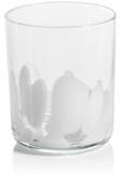 Zodax Pacos White Spot Tumbler Glasses, Set of 4