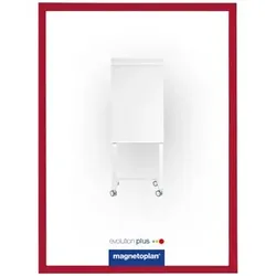 magnetoplan Magnetofix Sichtfenster rot DIN A4 5St