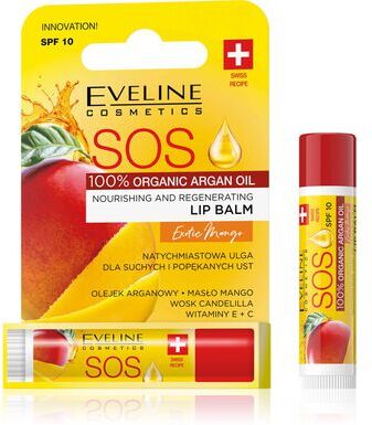 Eveline SOS Lip Balm Nourishing Exotic Mango 4.5 ml