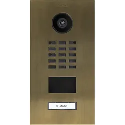 DoorBird D2101V IP Video Türsprechanlage – Echtes Messing