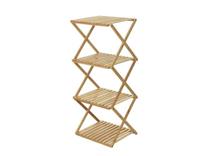 Regal Bambus faltbar 4 Ebenen 40 x 34 x 94 cm